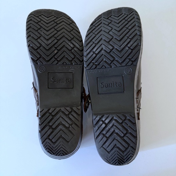 Sanita Dally Brown Clogs  Mules Women's 40 US 9 - Picture 8 of 9